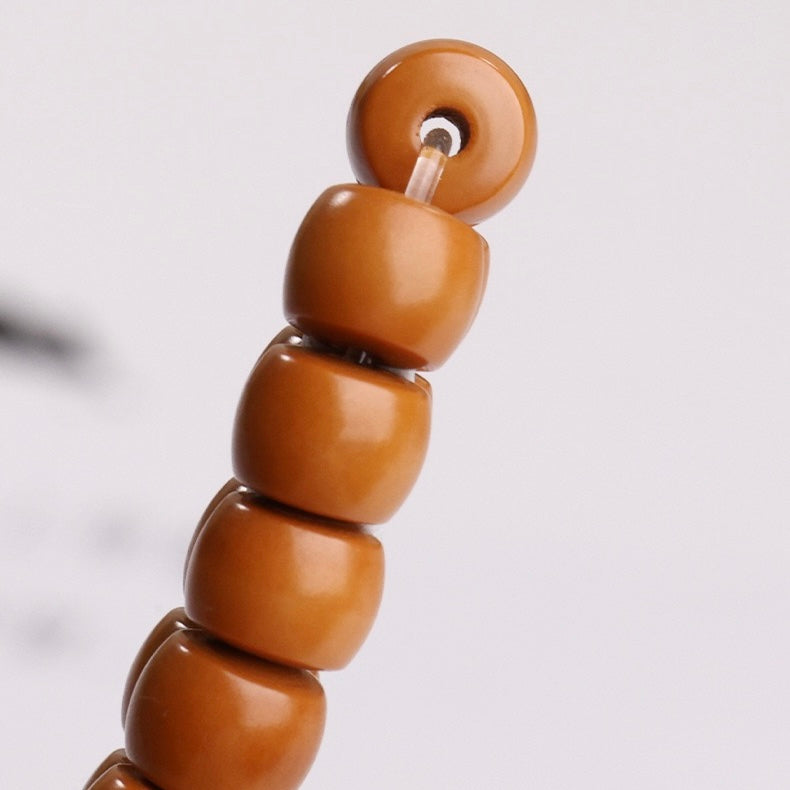 Wild Olive Pit Handheld Mala Beads