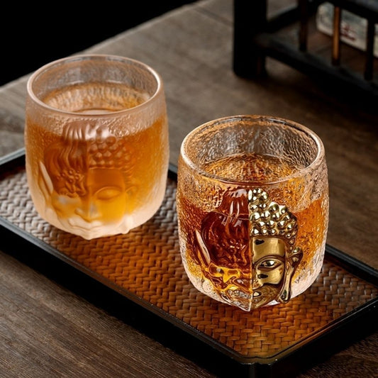 Fortune & Karma Yinian Buddhist Zen Buddha Serenity Crystal Kung Fu Tea Cup