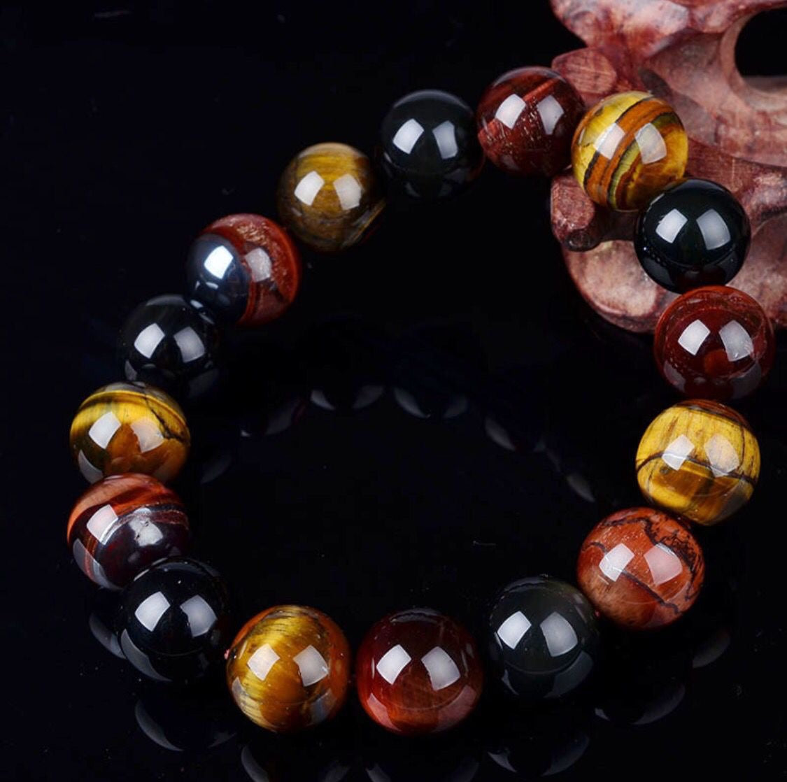 Natural Tiger Eye Positive Protection Bracelet - Fortune & Karma