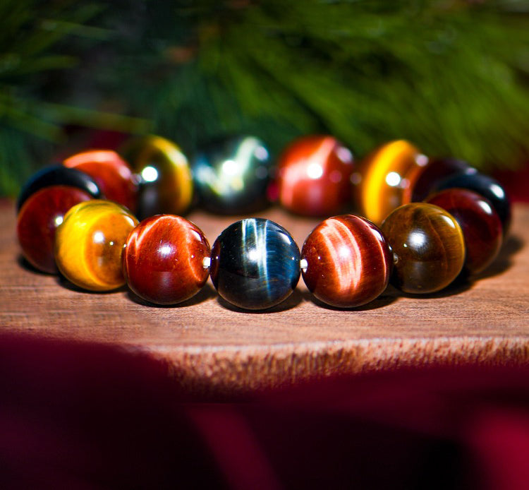 Natural Tiger Eye Positive Protection Bracelet - Fortune & Karma