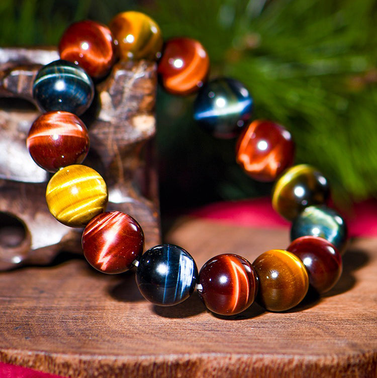 Natural Tiger Eye Positive Protection Bracelet - Fortune & Karma