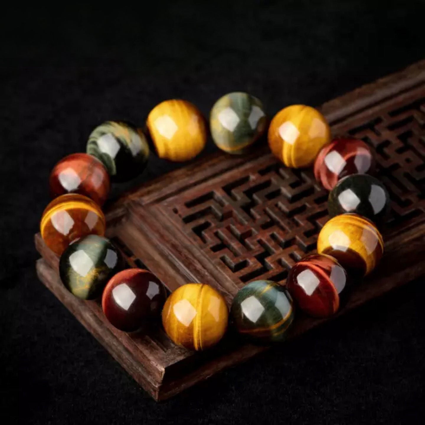 Natural Tiger Eye Positive Protection Bracelet - Fortune & Karma