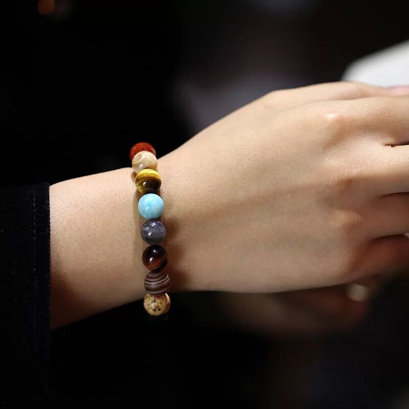 8 Planet Gemstone Energy Bracelet - Fortune & Karma