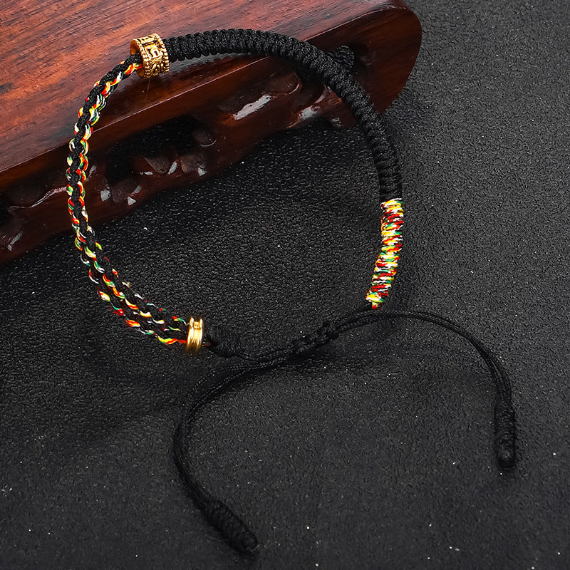 Om Mani Padme Hum Protection Luck String Bracelet
