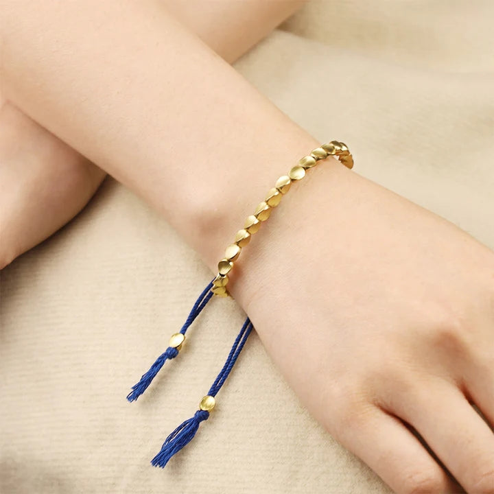 Tibetan Copper Beads Healing Luck Bracelet - Fortune & Karma