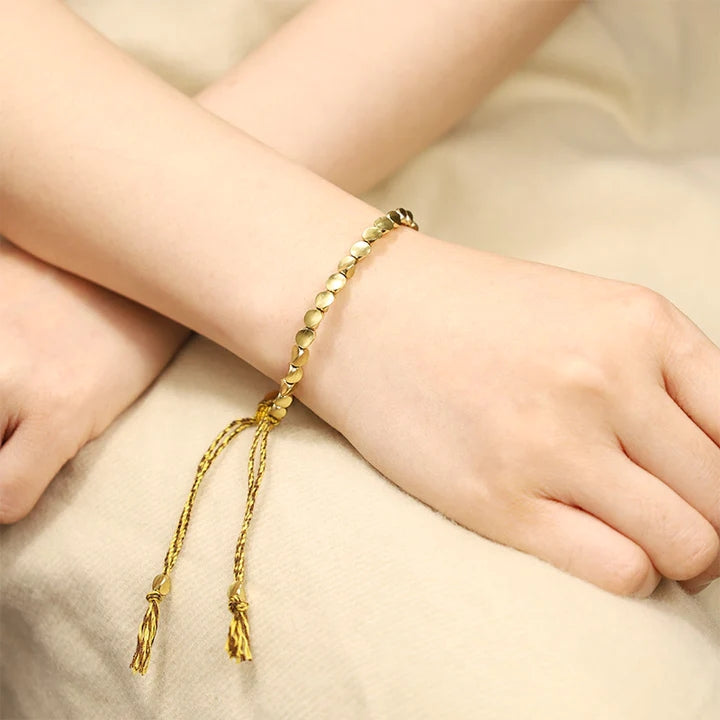 Tibetan Copper Beads Healing Luck Bracelet - Fortune & Karma