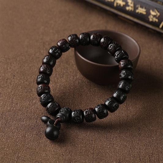 Tibetan Lightning Strike Wood Protection Bracelet - Fortune & Karma