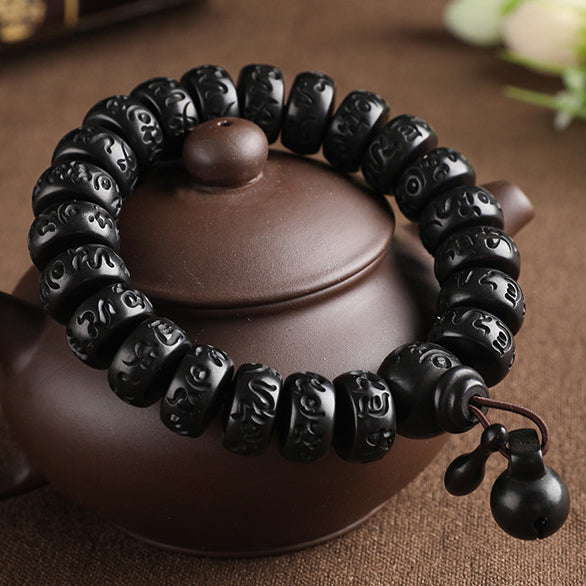 Tibetan Lightning Strike Wood Protection Bracelet - Fortune & Karma