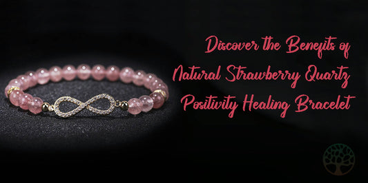 Discover the Benefits of Natural Strawberry Quartz Positivity Healing Bracelet