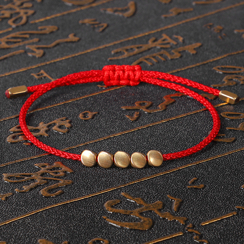 Red string lucky bracelet from Fortune & Karma