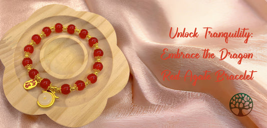 Unlock Tranquility: Embrace the Dragon Red Agate Bracelet