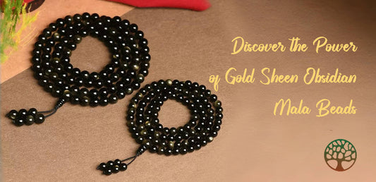 Discover the Power of Gold Sheen Obsidian Mala Beads