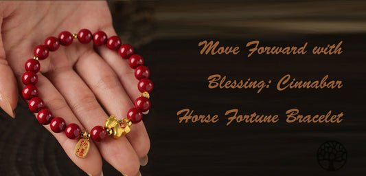 Move Forward with Blessing: Cinnabar Horse Fortune Bracelet