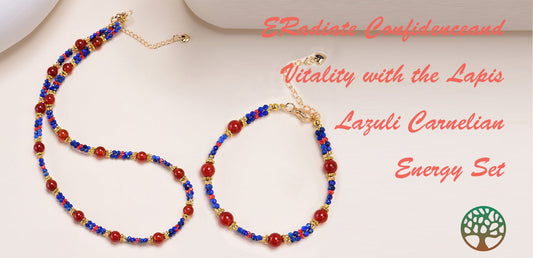 Radiate Confidence and Vitality with the Lapis Lazuli Carnelian Energy Set