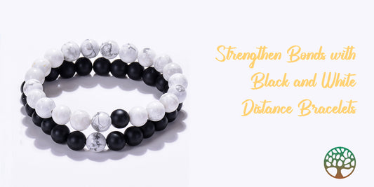 Strengthen Bonds with Black and White Distance Bracelets