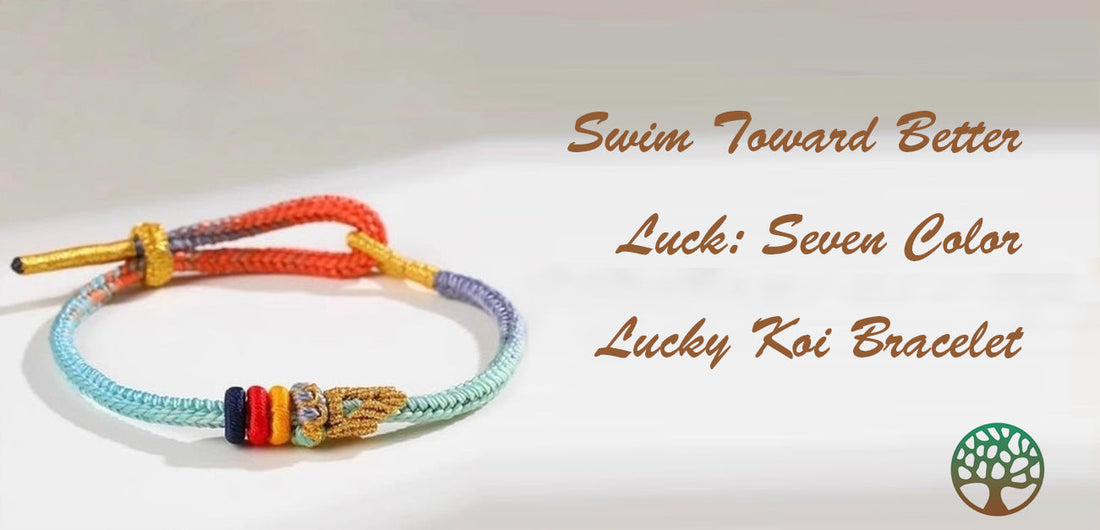 Swim Toward Better Luck: Seven Color Lucky Koi Bracelet