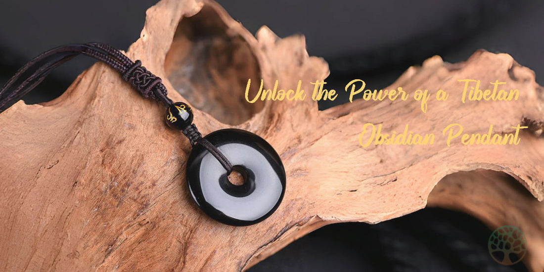 Unlock the Power of a Tibetan Obsidian Pendant