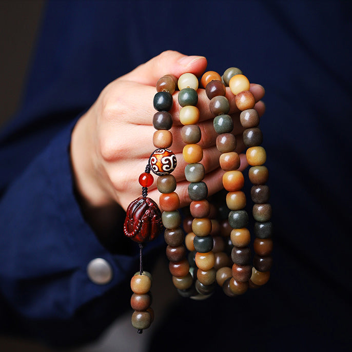 108 Mala Beads Bodhi Seed Peace Wisdom Necklace Bracelet - Fortune & Karma