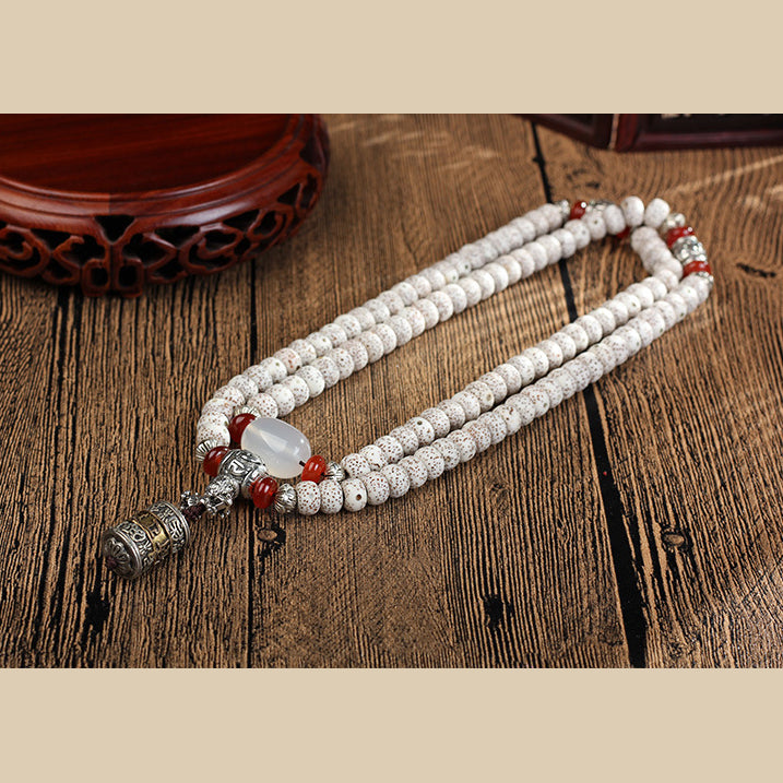 Tibetan Bodhi Seed Handcraft Mala Wisdom Necklace Bracelet - Fortune & Karma