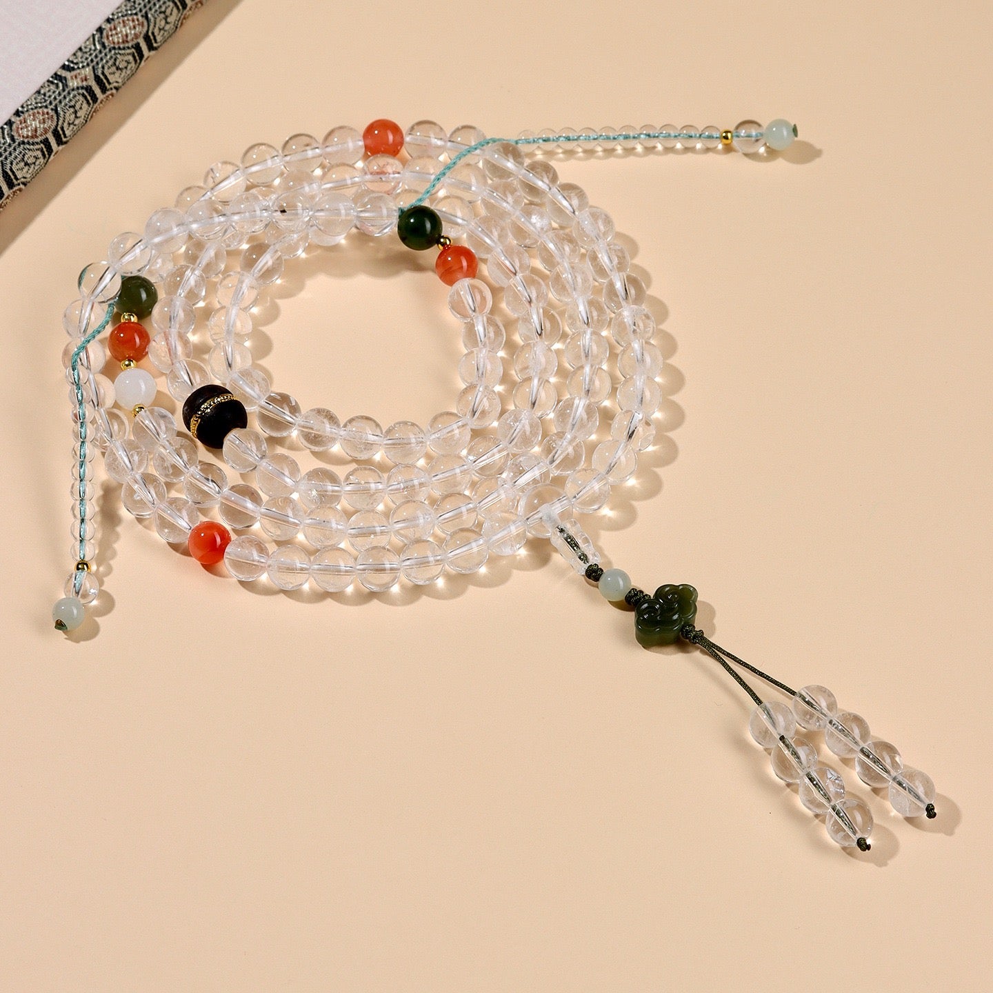 108 Clear Quartz Blessing Mala