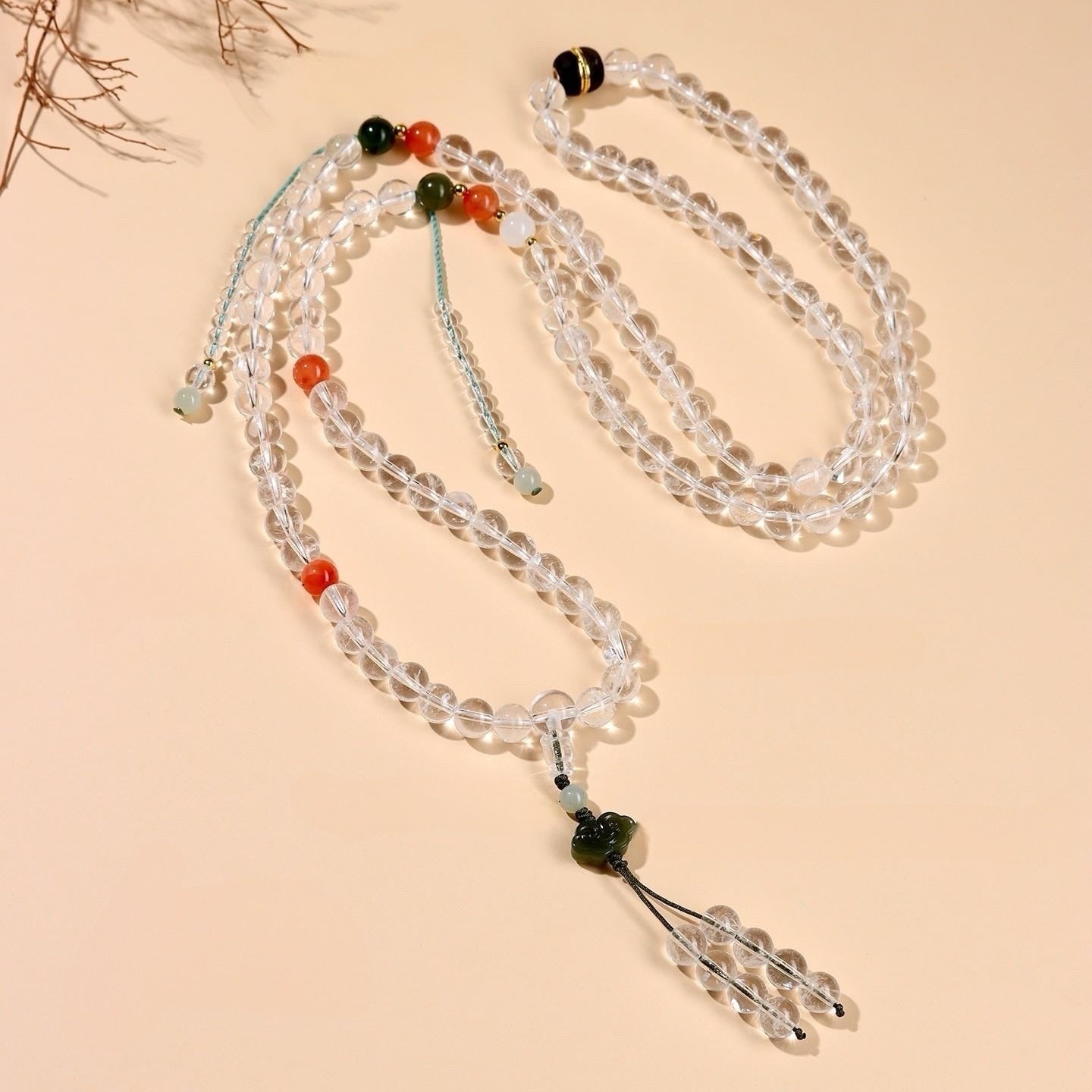 108 Clear Quartz Blessing Mala