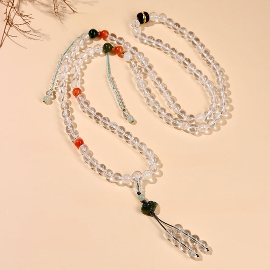 108 Clear Quartz Blessing Mala