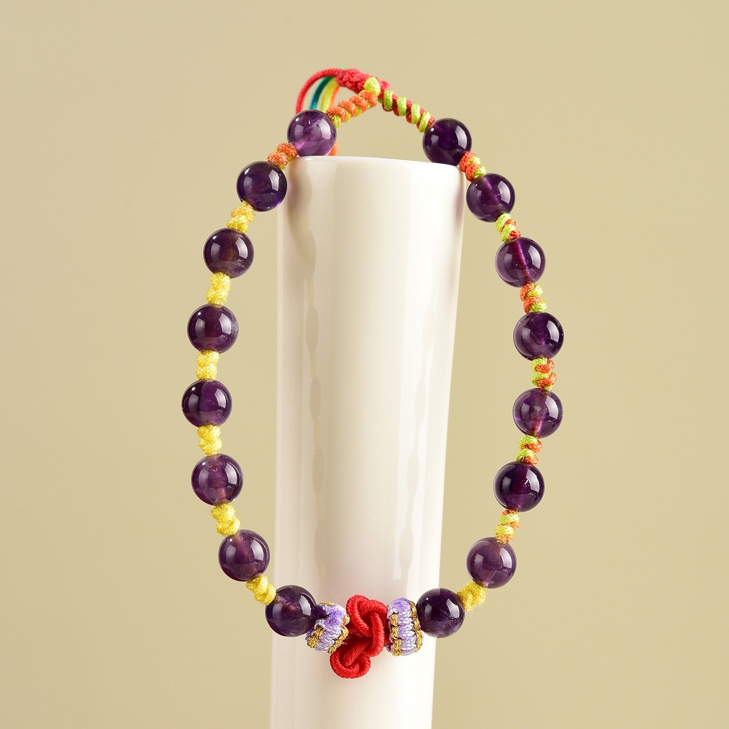 Amethyst Wisdom Knot Bracelet