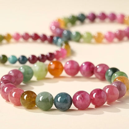 Brazilian Rainbow Tourmaline Bracelet