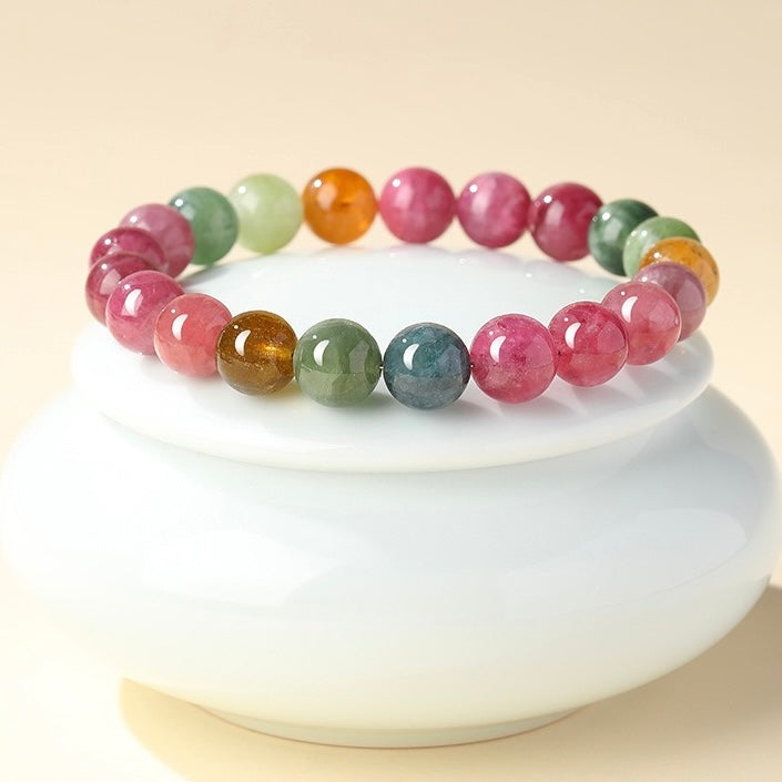 Brazilian Rainbow Tourmaline Bracelet