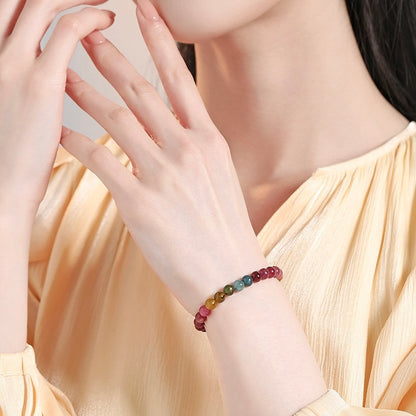 Brazilian Rainbow Tourmaline Bracelet