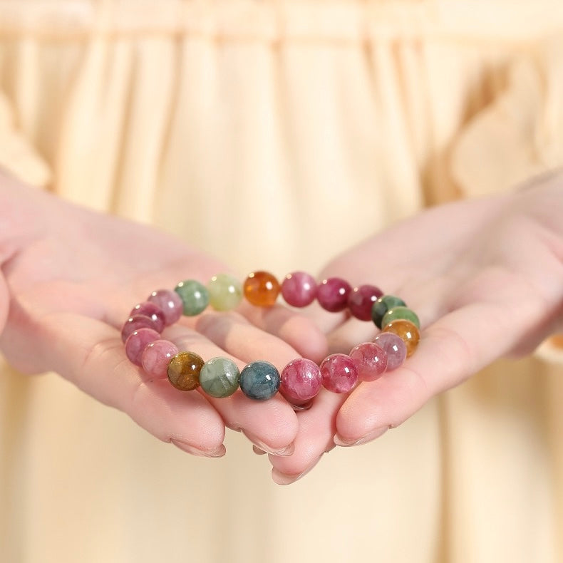 Brazilian Rainbow Tourmaline Bracelet