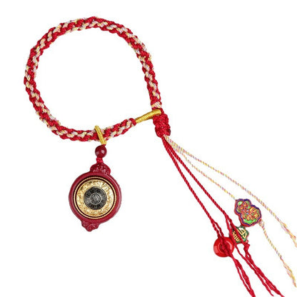 Cinnabar Bagua Spinning Protection Bracelet