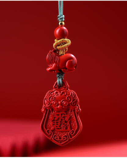 Cinnabar General Horse Protection Charm