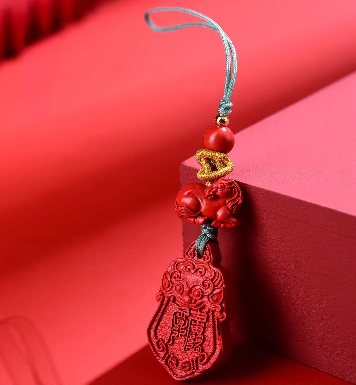 Cinnabar General Horse Protection Charm
