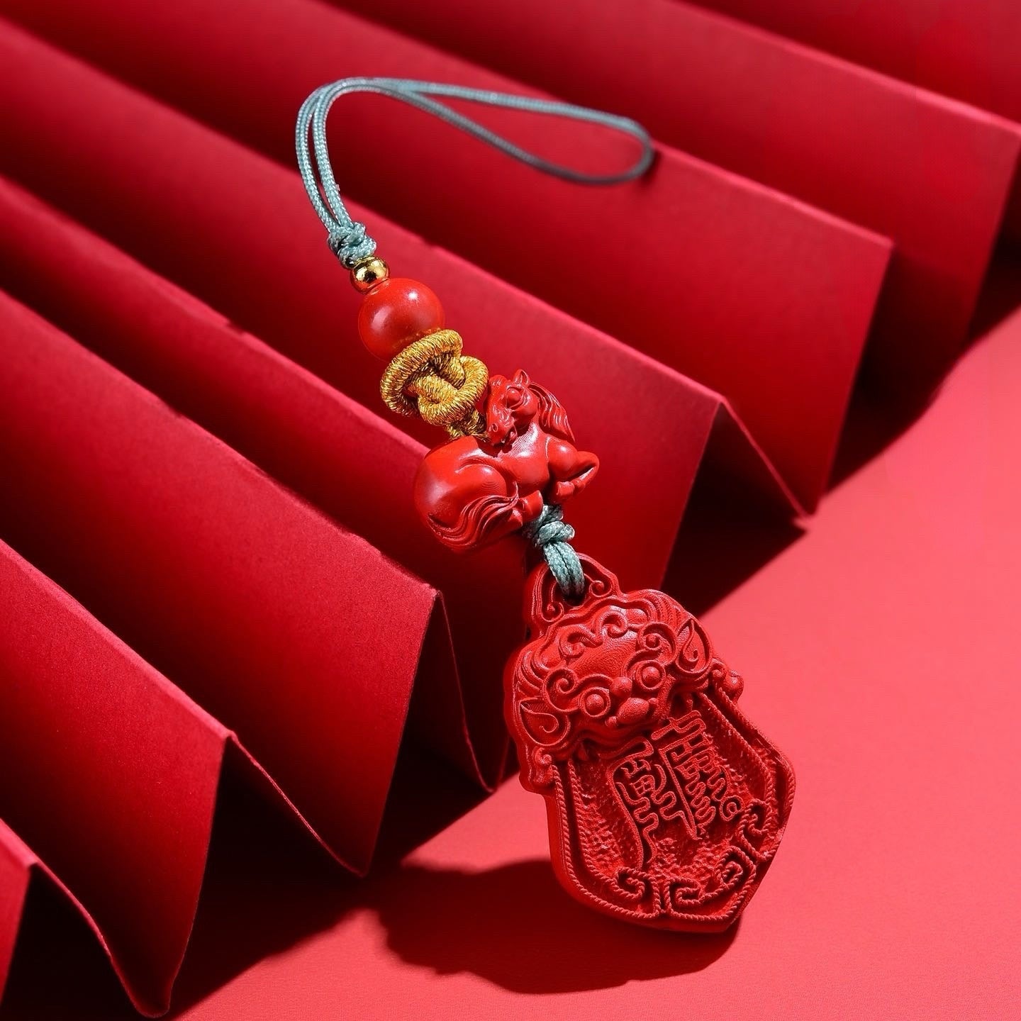 Cinnabar General Horse Protection Charm