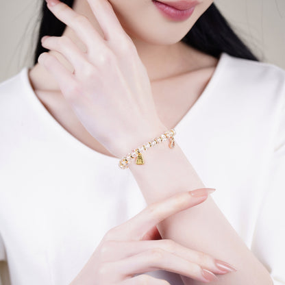 Clear Quartz Wealth Blessing Bracelet