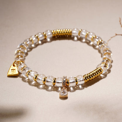 Clear Quartz Wealth Blessing Bracelet
