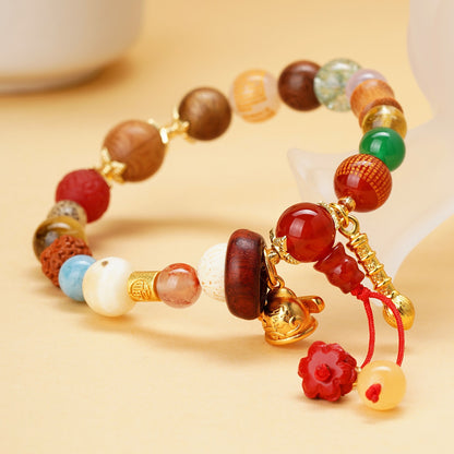 Fortune & Karma Eighteen Treasures Scholar Blessing Bracelet