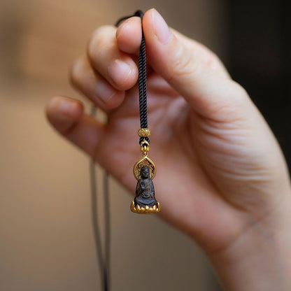 Ethnic Fortune Buddha Blessing Pendant Necklace