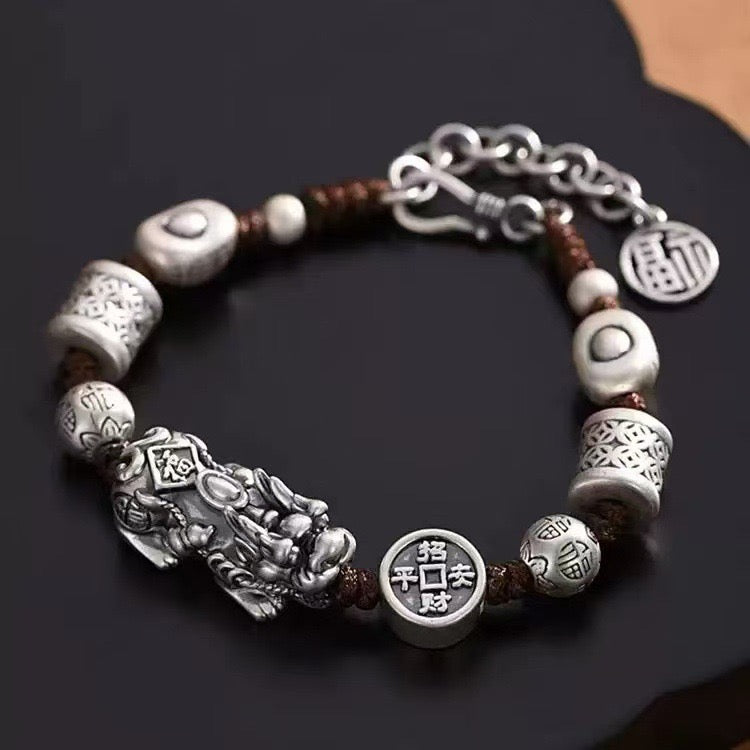 Fu Pixiu Coin Ingot Fortune Bracelet