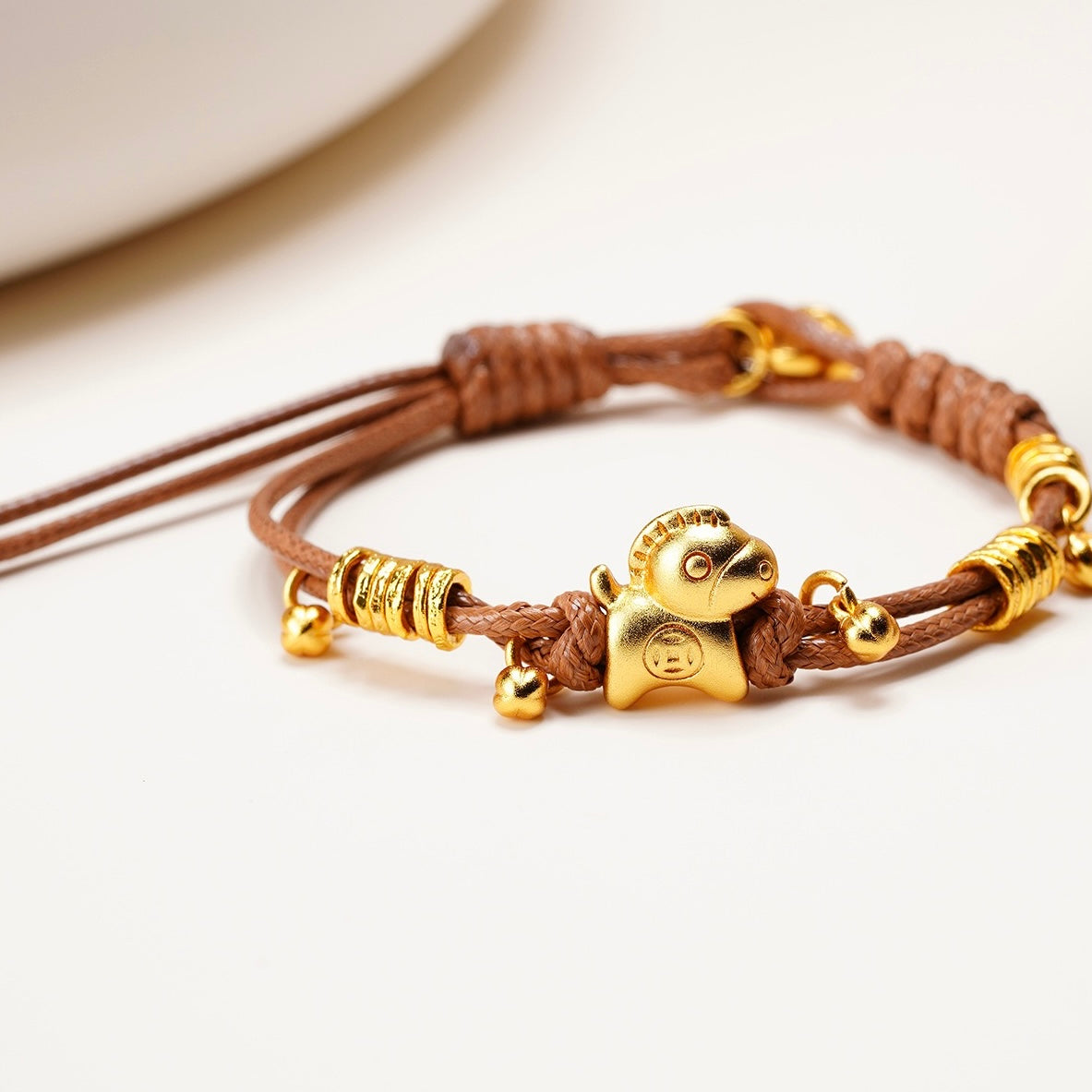 Golden Horse Wealth Blessing Bracelet