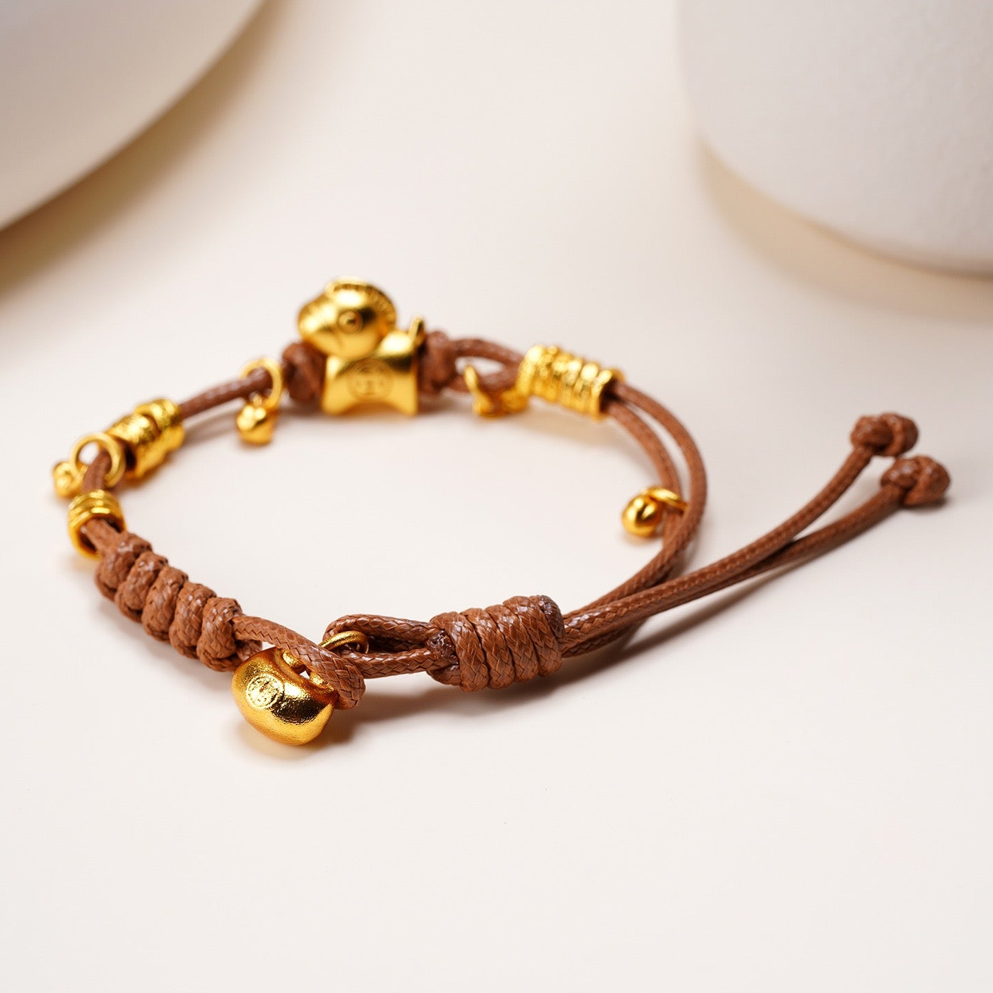 Golden Horse Wealth Blessing Bracelet