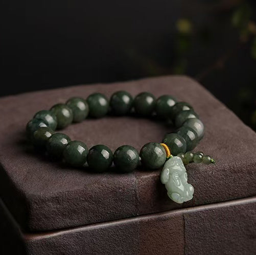 Green Jade Pixiu Prosperity Bracelet