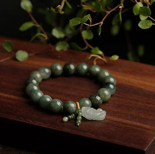 Green Jade Pixiu Prosperity Bracelet