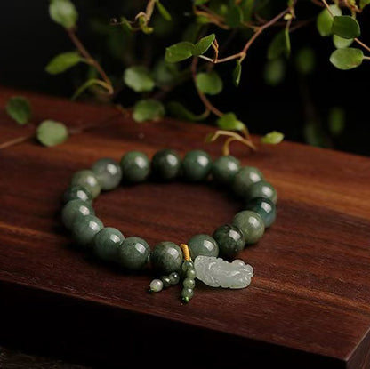 Green Jade Pixiu Prosperity Bracelet