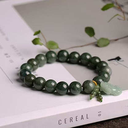 Green Jade Pixiu Prosperity Bracelet
