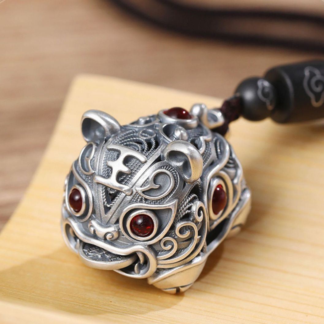 Guardian Tiger Fortune Protection Car Keychain
