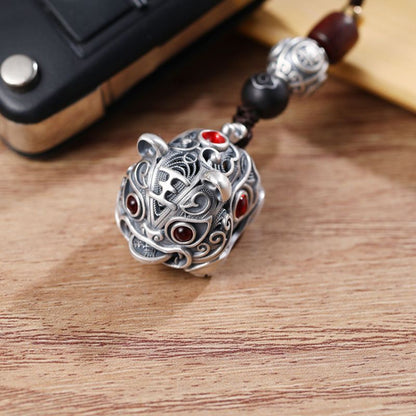 Guardian Tiger Fortune Protection Car Keychain