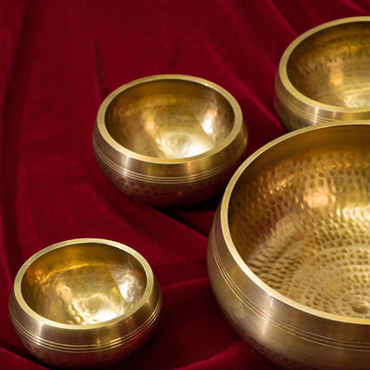 Fortune & Karma Handmade Tibet Buddha Serene Harmony Sound Singing Bowl