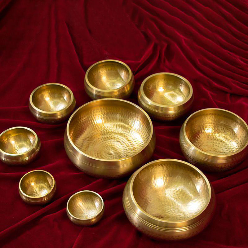 Fortune & Karma Handmade Tibet Buddha Serene Harmony Sound Singing Bowl